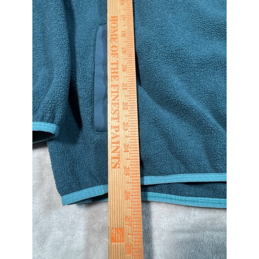 Outdoor Afro REI Co-Op Sweatshirt XL Green Pullover Fleece Quarter Zip Hoooded - Picture 8 of 9